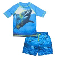 DX305: Kids Shark 2 Piece Swim Set (2-11 Years)